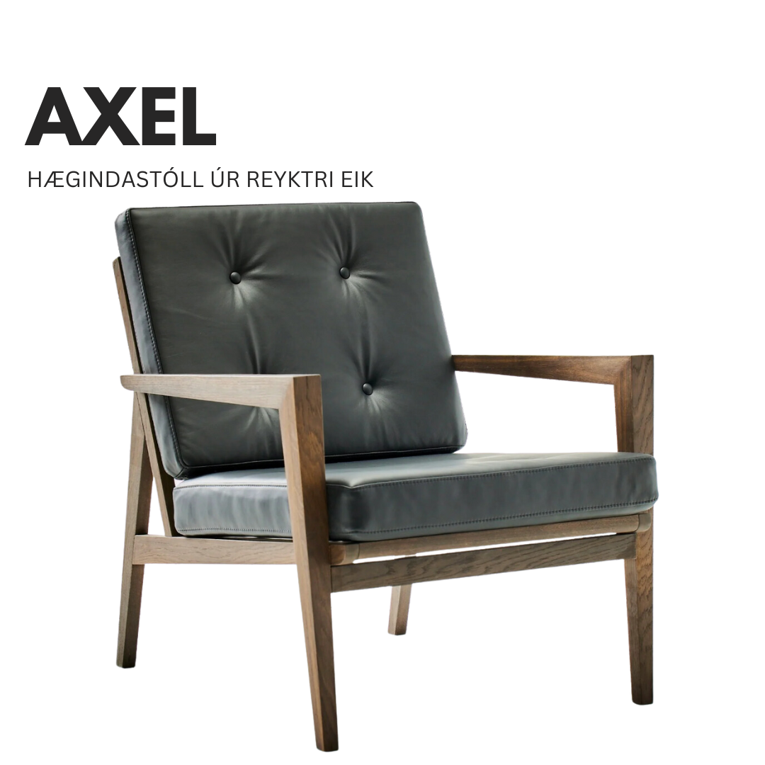 AXEL hægindastóllinn - Reykt eik