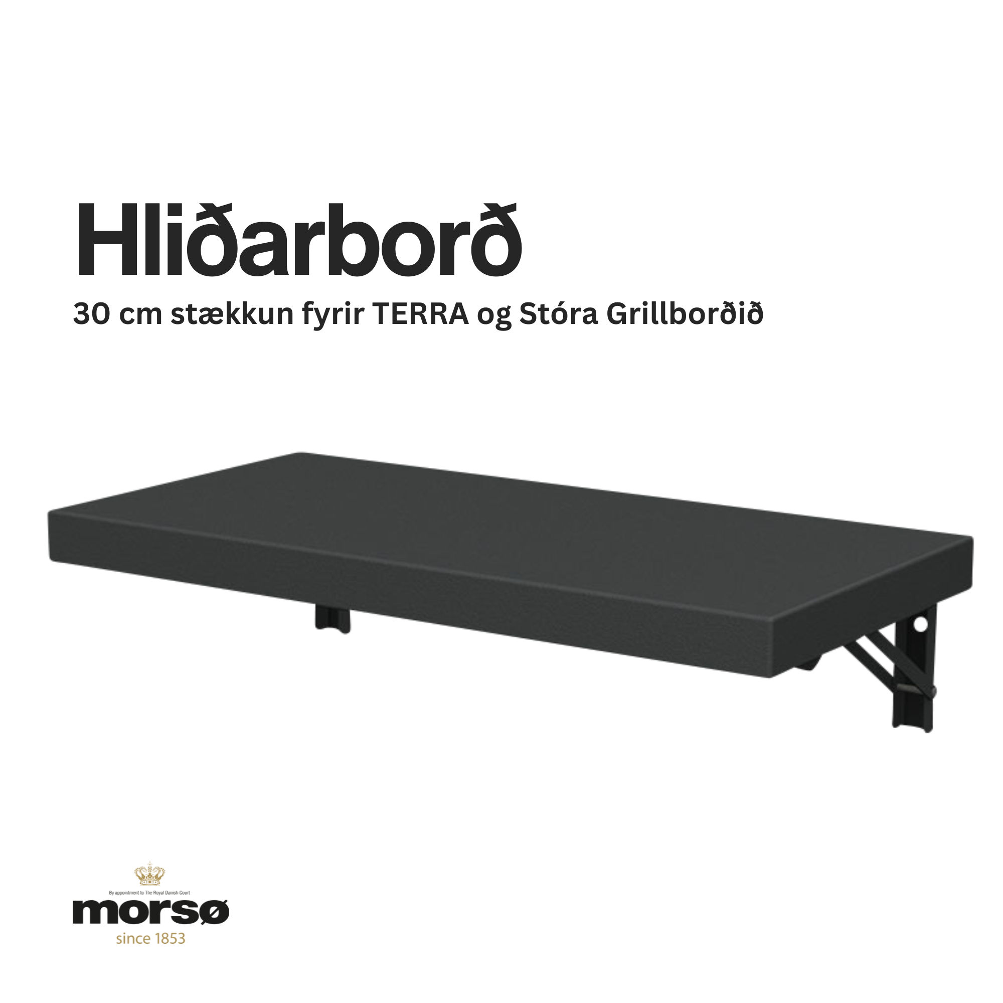 MORSÖ HLIÐARBORÐ / 30 CM STÆKKUN