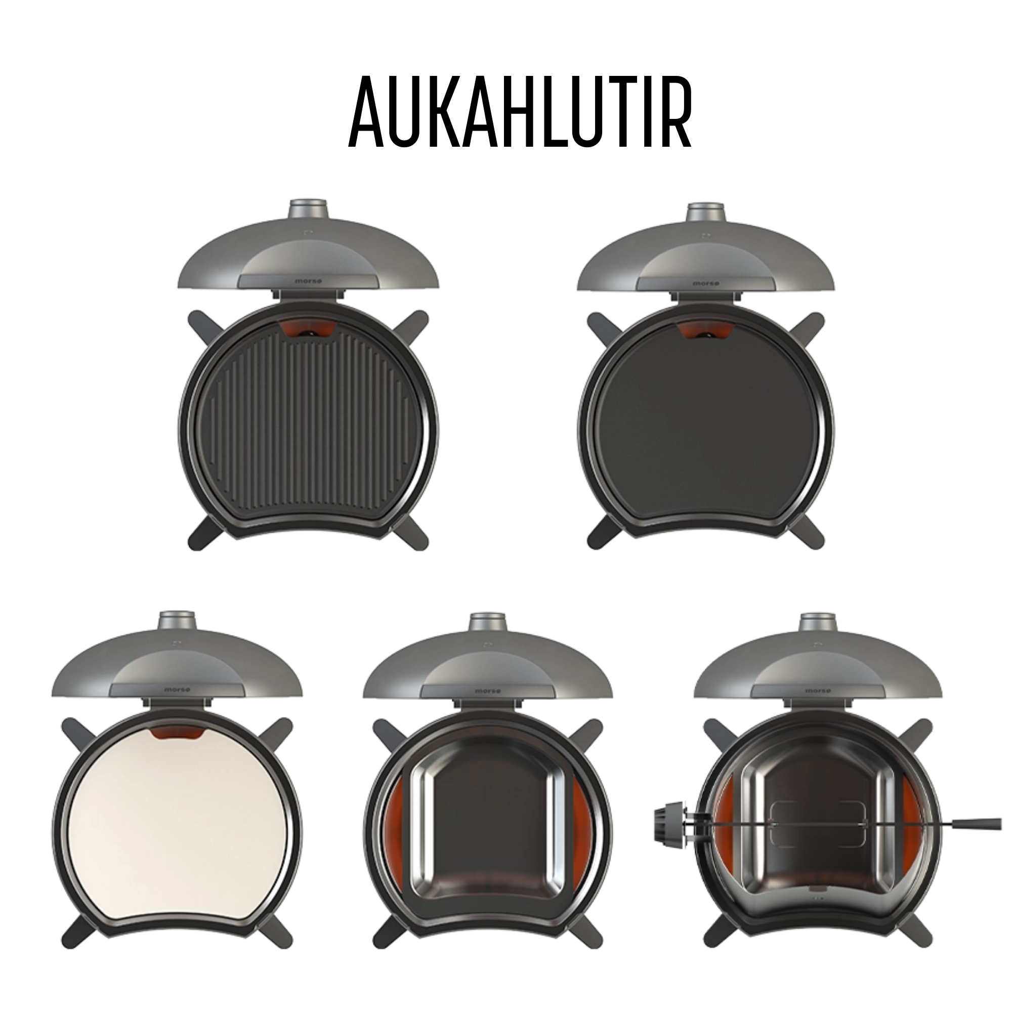 MORSÖ Pizzasteinn - Aukahlutur fyrir Morsö EL Medio rafmagnsofinn