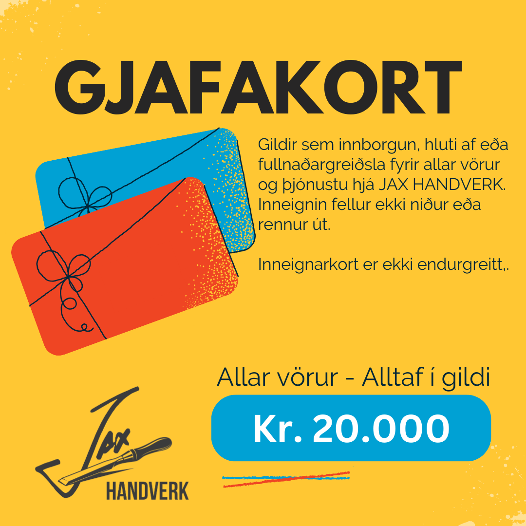 JAX HANDVERK GJAFAKORT