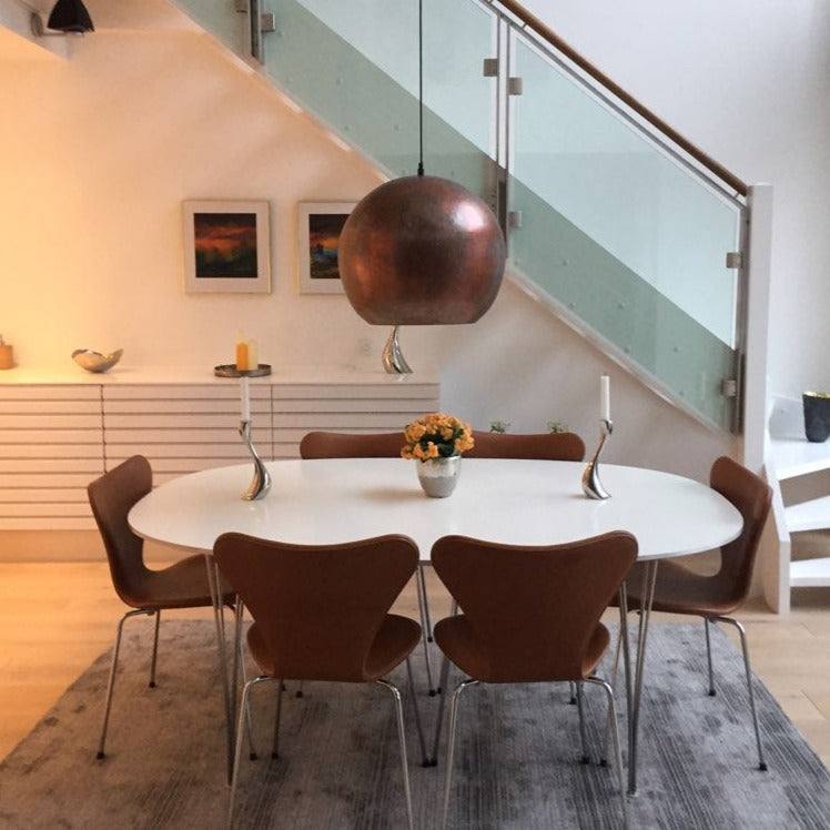 Dökka koparljósið - handgerðog einstök fyrir falleg heimili