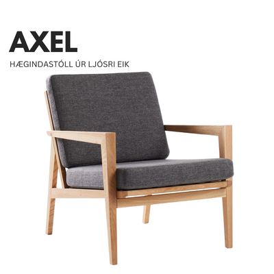 AXEL hægindastóllinn - Ljós eik