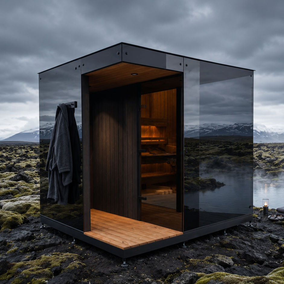 NUA SPA 300 sauna með sturtusvæði