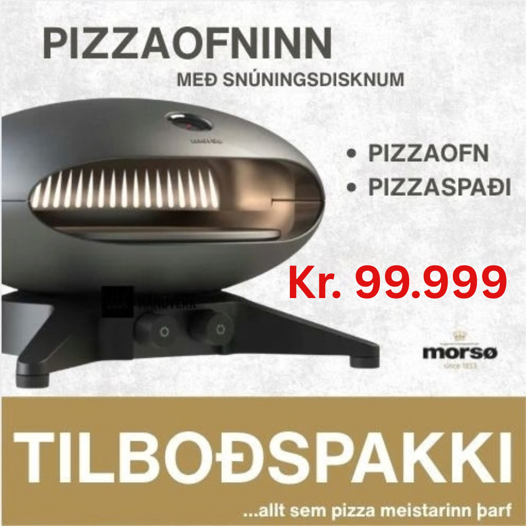 HAUST TILBOÐ - MORSÖ SPIN PIZZAOFNINN og PIZZASPAÐI