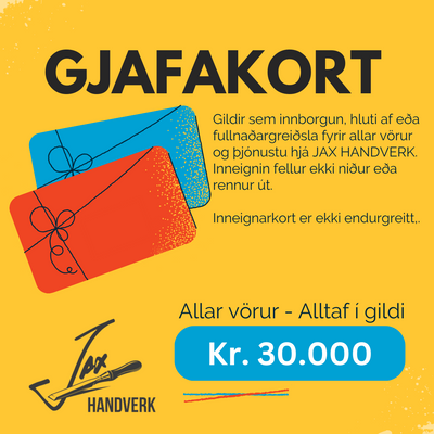 JAX HANDVERK GJAFAKORT